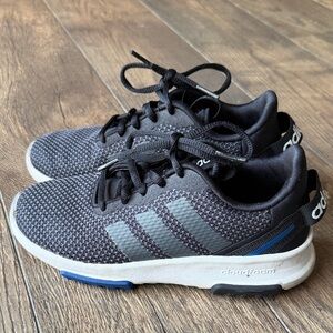 Adidas Black and White Cloudfoam sole